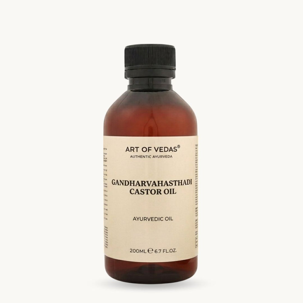 Art of Vedas, Gandharvahasthadi Eranda Thailam, 200 ml, Thailam ayurvedico classico