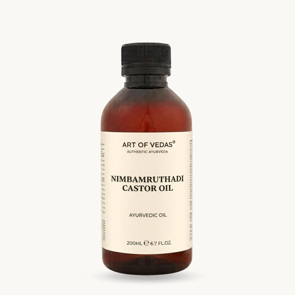 Art of Vedas, Nimbamruthadi Eranda Thailam, 200 ml, Thailam ayurvedico classico