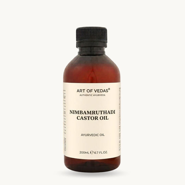 Art of Vedas, Nimbamruthadi Eranda Thailam, 200 ml, Thailam ayurvedico classico