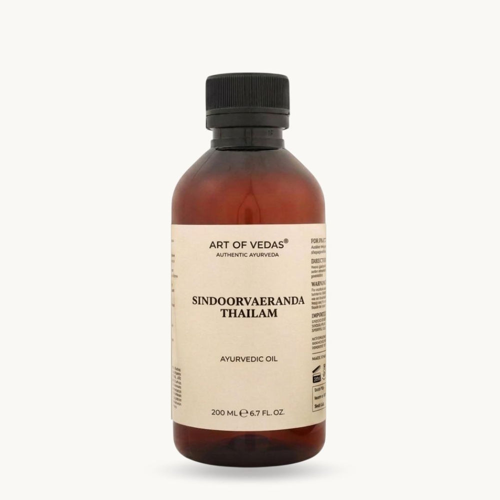Art of Vedas, Sinduvarairanda Thailam, 200 ml, Thailam ayurvedico classico