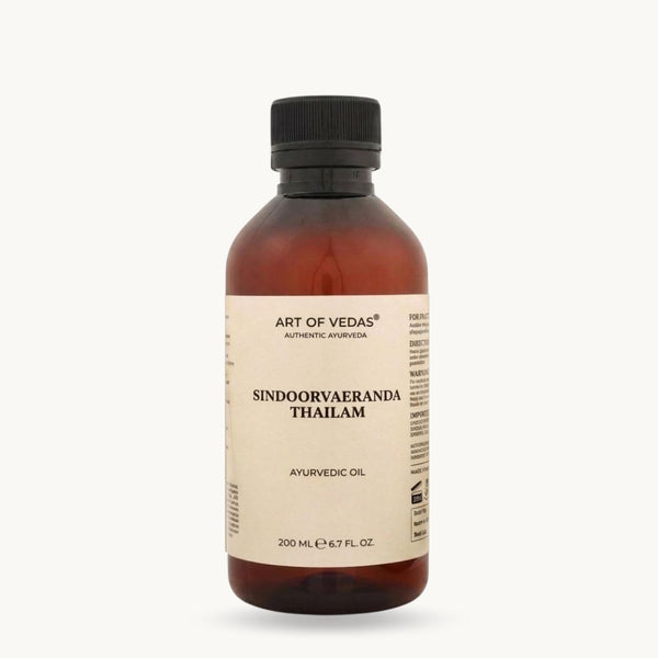 Art of Vedas, Sinduvarairanda Thailam, 200 ml, Thailam ayurvedico classico