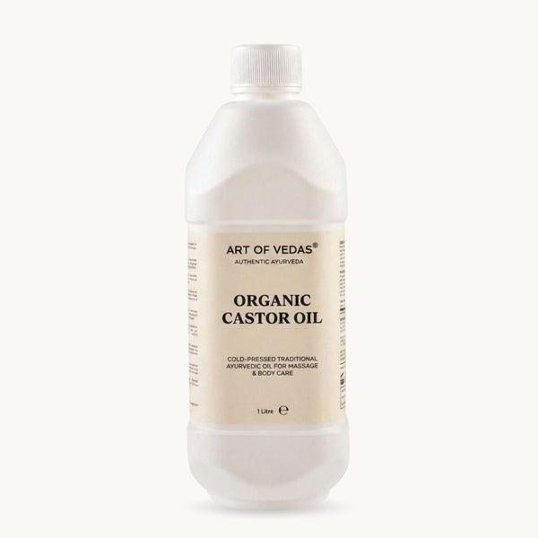 Art of Vedas Olio di Ricino Biologico, 1 litro, olio puro
